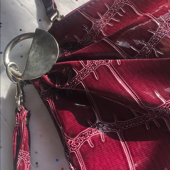 EUC Purple Patent Wristlet - Picture 3 of 5